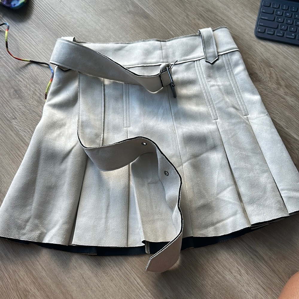 Zara suede skirt